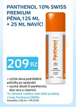 Lékárna AGEL Panthenol 10% Swiss premium pěna nabídka