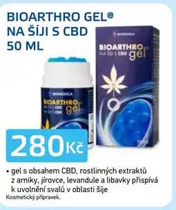 Lékárna AGEL Bioarthro gel® na šĺji s CBD nabídka