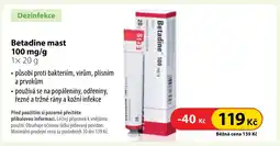 Dr. Max Betadine mast 100 mg/g nabídka