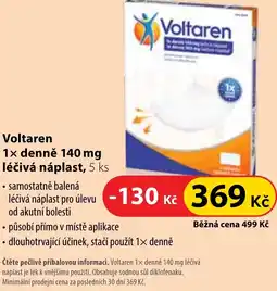 Dr. Max Voltaren 1x denně 140 mg léčivá náplast nabídka