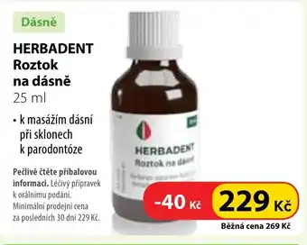 Dr. Max HERBADENT Roztok na dásně nabídka