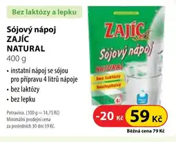Dr. Max Sójový nápoj Zajíc Natural nabídka