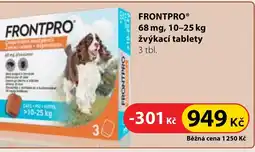 Dr. Max FRONTPRO® 68 mg, 10-25 kg žvýkací tablety nabídka