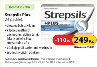 Dr. Max Strepsils Plus nabídka