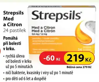 Dr. Max Strepsils Med a Citron nabídka