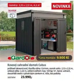 Bauhaus Kovový zahradní domek Cubus nabídka
