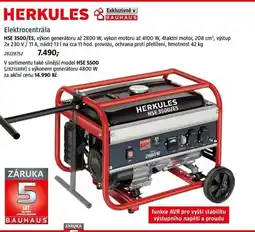 Bauhaus HERKULES Elektrocentrála nabídka