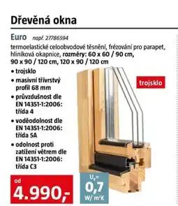 Bauhaus Dřevěná okna Euro nabídka