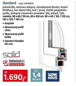 Bauhaus Plastová okna Standard nabídka