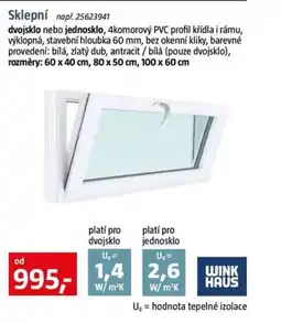 Bauhaus Plastová okna Sklepní nabídka
