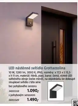 Bauhaus LED nástěnné svítidlo Grottazzolina nabídka