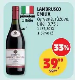 Penny Market LAMBRUSCO EMILIA nabídka
