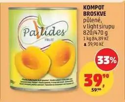 Penny Market KOMPOT BROSKVE nabídka