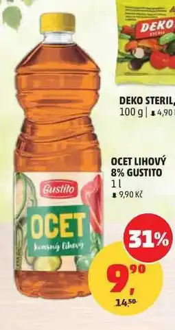 Penny Market Ocet lihový 8% Gustito nabídka