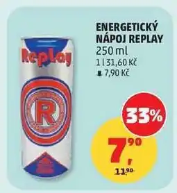 Penny Market ENERGETICKÝ NÁPOJ REPLAY nabídka