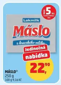 Penny Market MÁSLO LAKMILK nabídka