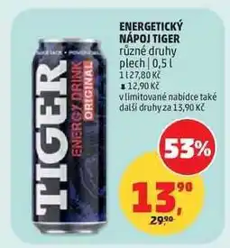 Penny Market ENERGETICKÝ NÁPOJ TIGER nabídka