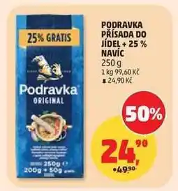 Penny Market Podravka přísada do jídel + 25 % navíc nabídka