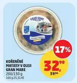 Penny Market KOŘENĚNÉ MATJESY V OLEJI GRAN MARE nabídka