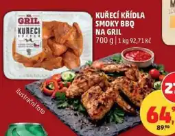 Penny Market Kuřecí křídla Smoky BBQ na gril nabídka