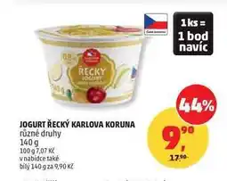 Penny Market Jogurt řecký Karlova Koruna nabídka