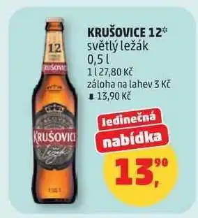 Penny Market Krušovice 12 světlý ležák nabídka