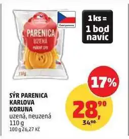 Penny Market SÝR PARENICA KARLOVA KORUNA nabídka