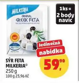 Penny Market SÝR FETA MILKERIA nabídka