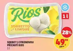 Penny Market Sorbet s citronovou příchutí Rios nabídka