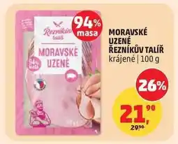 Penny Market MORAVSKÉ UZENÉ ŘEZNÍKŮV TALÍŘ krájené nabídka
