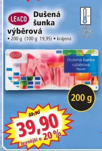 Norma Dušená šunka výběrová nabídka
