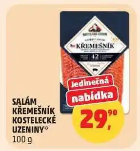 Penny Market SALÁM KŘEMEŠNÍK KOSTELECKÉ UZENINY nabídka