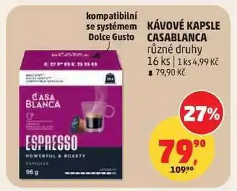 Penny Market KÁVOVÉ KAPSLE CASABLANCA nabídka
