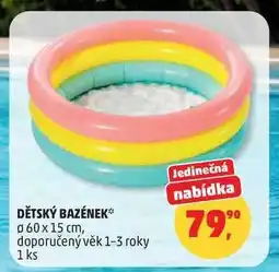 Penny Market DĚTSKÝ BAZÉNEK nabídka