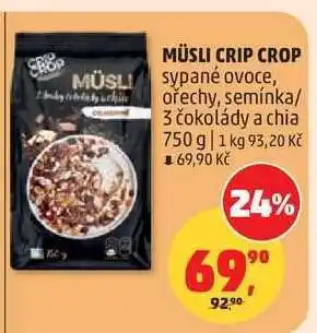 Penny Market MÜSLI CRIP CROP nabídka