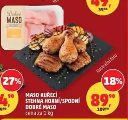 Penny Market MASO KUŘECÍ STEHNA HORNÍ/SPODNÍ DOBRÉ MASO nabídka