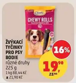 Penny Market ŽVÝKACÍ TYČINKY PRO PSY BODIE nabídka