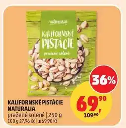 Penny Market KALIFORNSKÉ PISTÁCIE NATURALIA nabídka