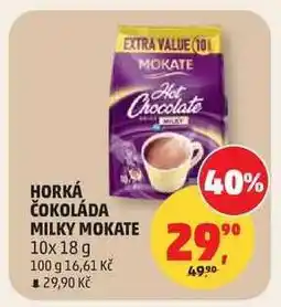 Penny Market Horká čokoláda Milky Mokate nabídka