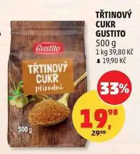 Penny Market Třtinový cukr Gustito nabídka