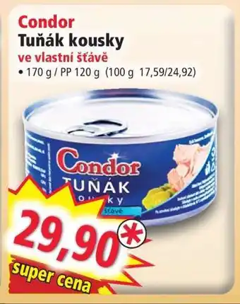Norma Condor Tuňák kousky ve vlastní šťávě nabídka