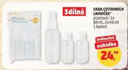 Penny Market Sada cestovních lahviček nabídka