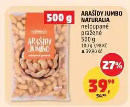 Penny Market ARAŠÍDY JUMBO NATURALIA nabídka