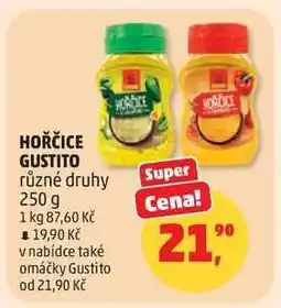 Penny Market HOŘČICE GUSTITO nabídka