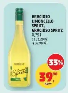 Penny Market GRACIOSO LIMONCELLO SPRITZ, GRACIOSO SPRITZ nabídka
