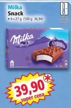Norma Milka Snack nabídka