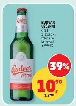 Penny Market Budvar výčepní nabídka