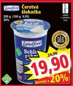 Norma Landfein Čerstvá šlehačka nabídka