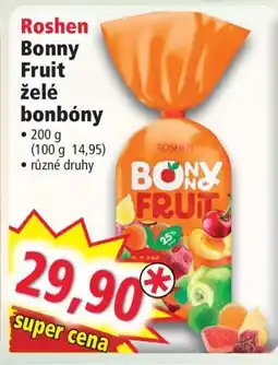 Norma Roshen Bonny Fruit želé bonbóny nabídka