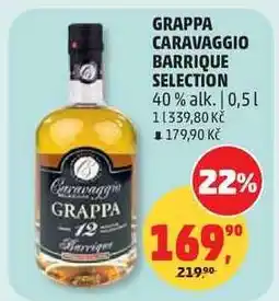 Penny Market GRAPPA CARAVAGGIO BARRIQUE SELECTION nabídka